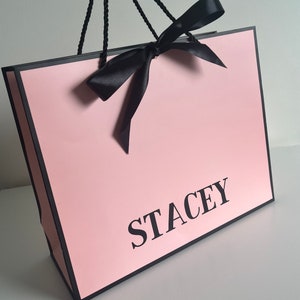 Personalisierte Geschenktüte rabattiert (unperfekte Taschen mit einer kleinen Markierung oder kleinen Falte) | Hochzeit | Geburtstag | Brautjungfern | Geschenktüten