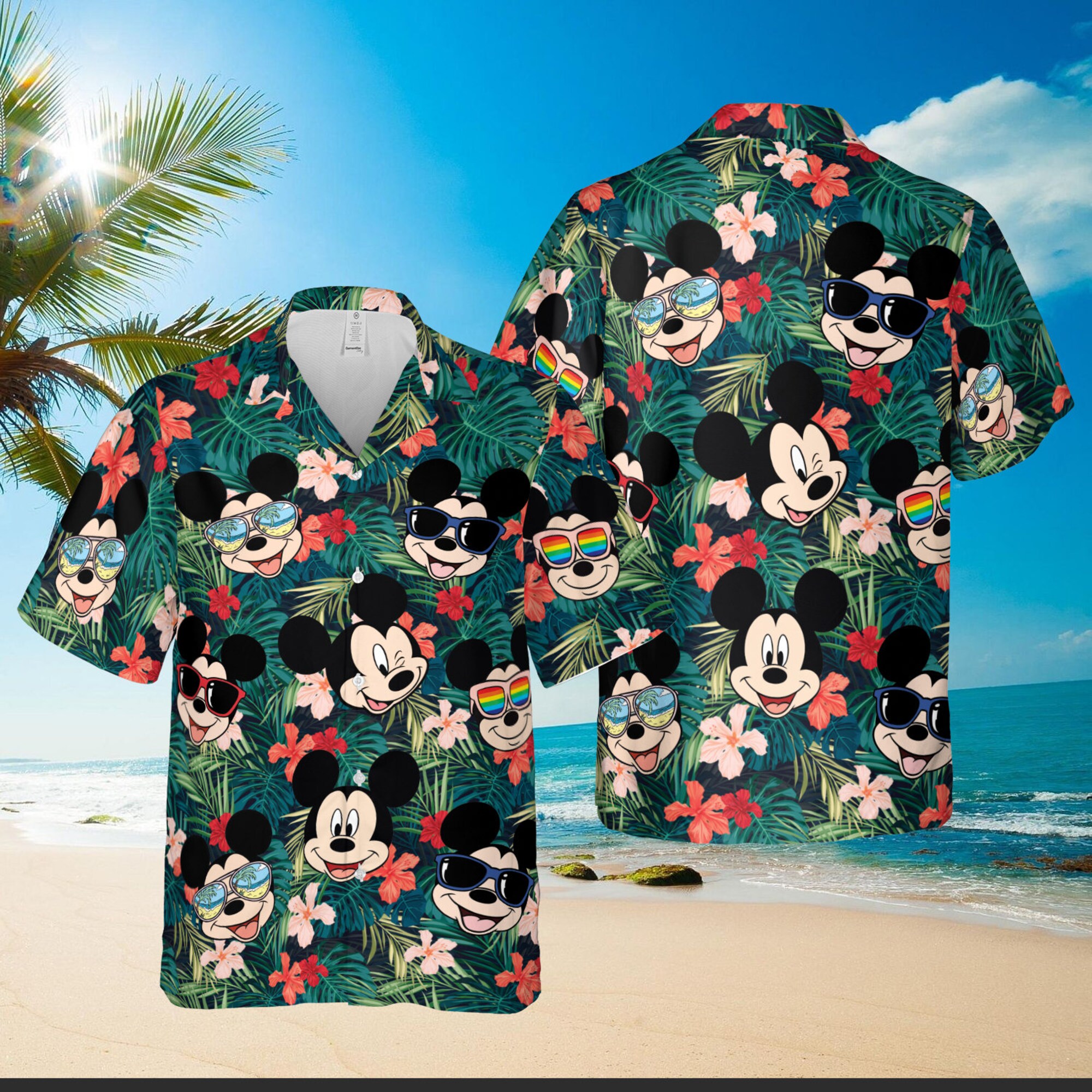 Mickey Mouse Sommer Hawaiian Shirt Mickey Mouse Sommer Hawaiian Shirt