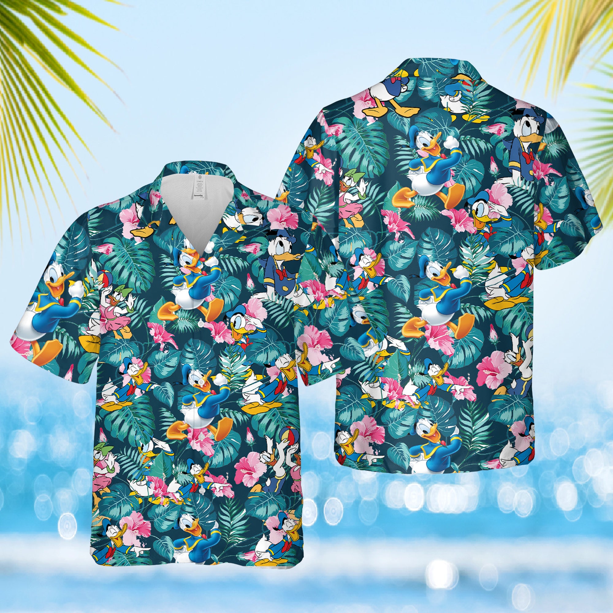 Donald Ente Hawaiian Shirt Donald Ente Hawaiian Shirt