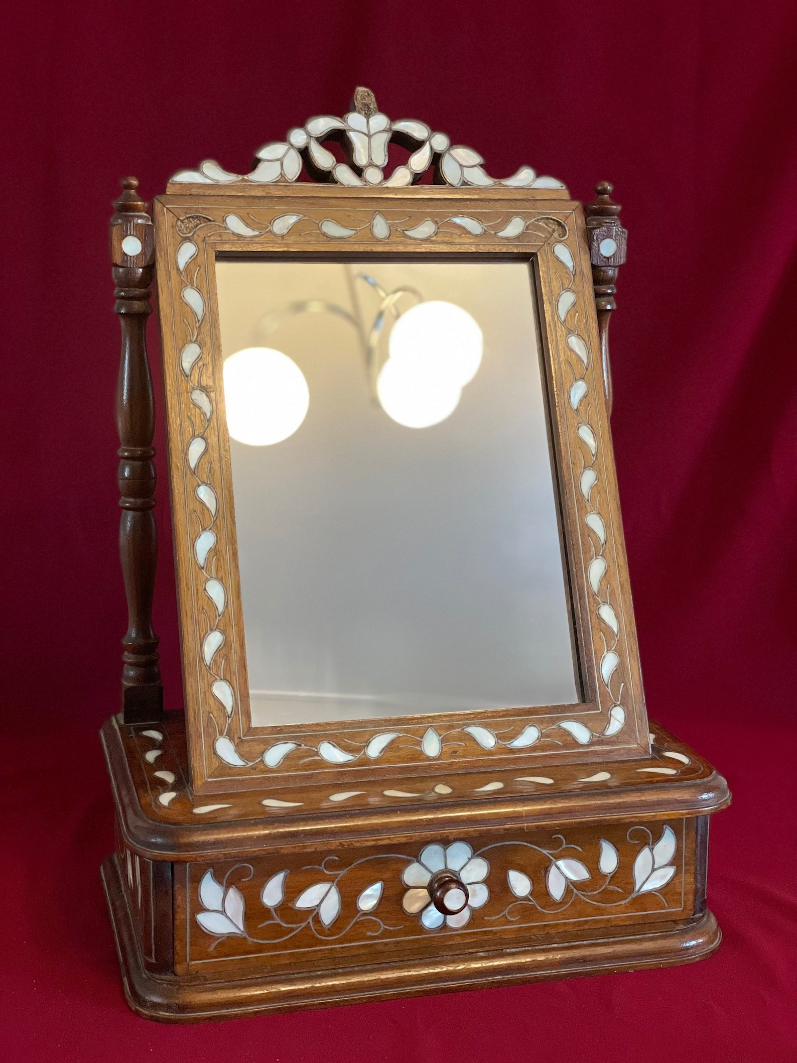 Mosaic Vanity Mirror with Storage Etsy