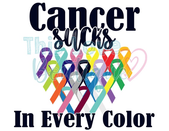 Cancer Sucks in Every Color | Etsy