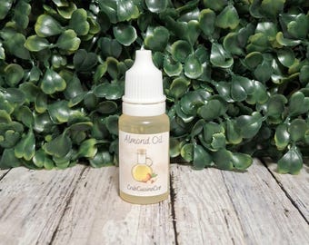 Almond Oil - Cold Pressed - Organic - Unrefined - Hermit Crab Food - 10 ML - Crabcuisineco