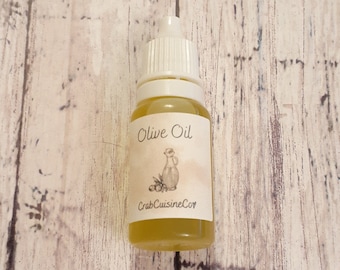 Extra Virgin Olive Oil - Cold Pressed - Organic - Unrefined - Hermit Crab Food - 10 ML - Crabcuisineco