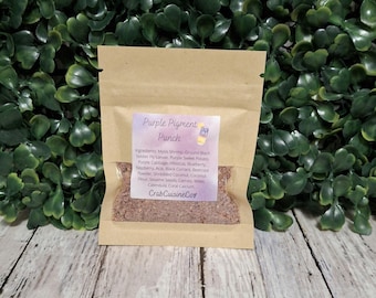 Purple Pigment Punch - Color Boosting - Hermit Crab Food - Homemade - Balanced Meal - Crabcuisineco