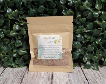 Bugs in the Garden - Homemade Hermit Crab Food - Balanced Meal - Color Boosting
