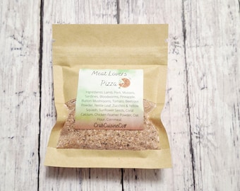 Meat Lovers Pizza - Homemade Hermit Crab Food - Balanced Meal