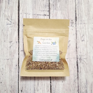 Bugs in the Garden - Homemade Hermit Crab Food - Balanced Meal - Color Boosting