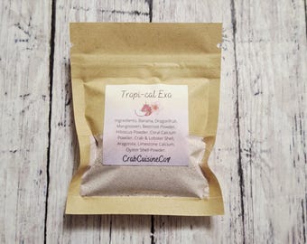 Tropi-cal Exo - Bags - Limited Time - Hermit Crab Food - Calcium - Crabcuisineco