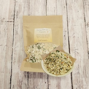 Sunny Side Up - Popcorn Mix - Hermit Crab Food - Homemade - Popcorn Mix - Crabcuisineco