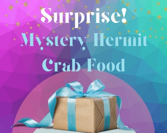 Mystery Hermit Crab Food! Surprise Me Bundles! 3 Sizes Available!