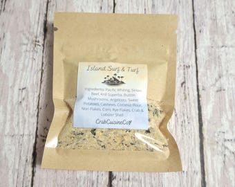 Island Surf & Turf - Homemade Hermit Crab Food - Balanced Meal