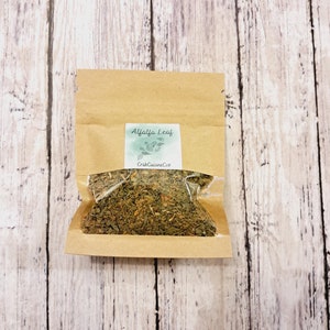 Alfalfa Leaf -  Organic Foraging - Hermit Crab Food - Homemade - Crabcuisineco