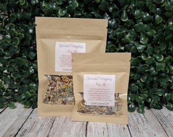 Special Foraging Mix for Hermit Crabs - Hermit Crab Food - Organic Flowers, Leaves, Moss, Millet - Crabcuisineco