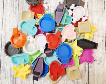 Hermit Crab or Isopod Food Dish - 3D Printed - PLA - Colors Vary - 1 Pack or 3 Pack