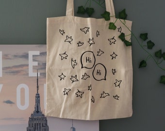 Hi to the fall tote bag