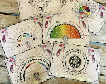 Zifferblatt im Boho-Stil
