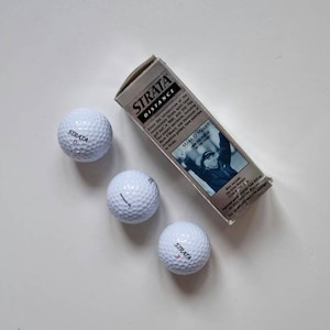 Golf balls Gift for golfer Spalding ball STRATA golf balls 3 balls