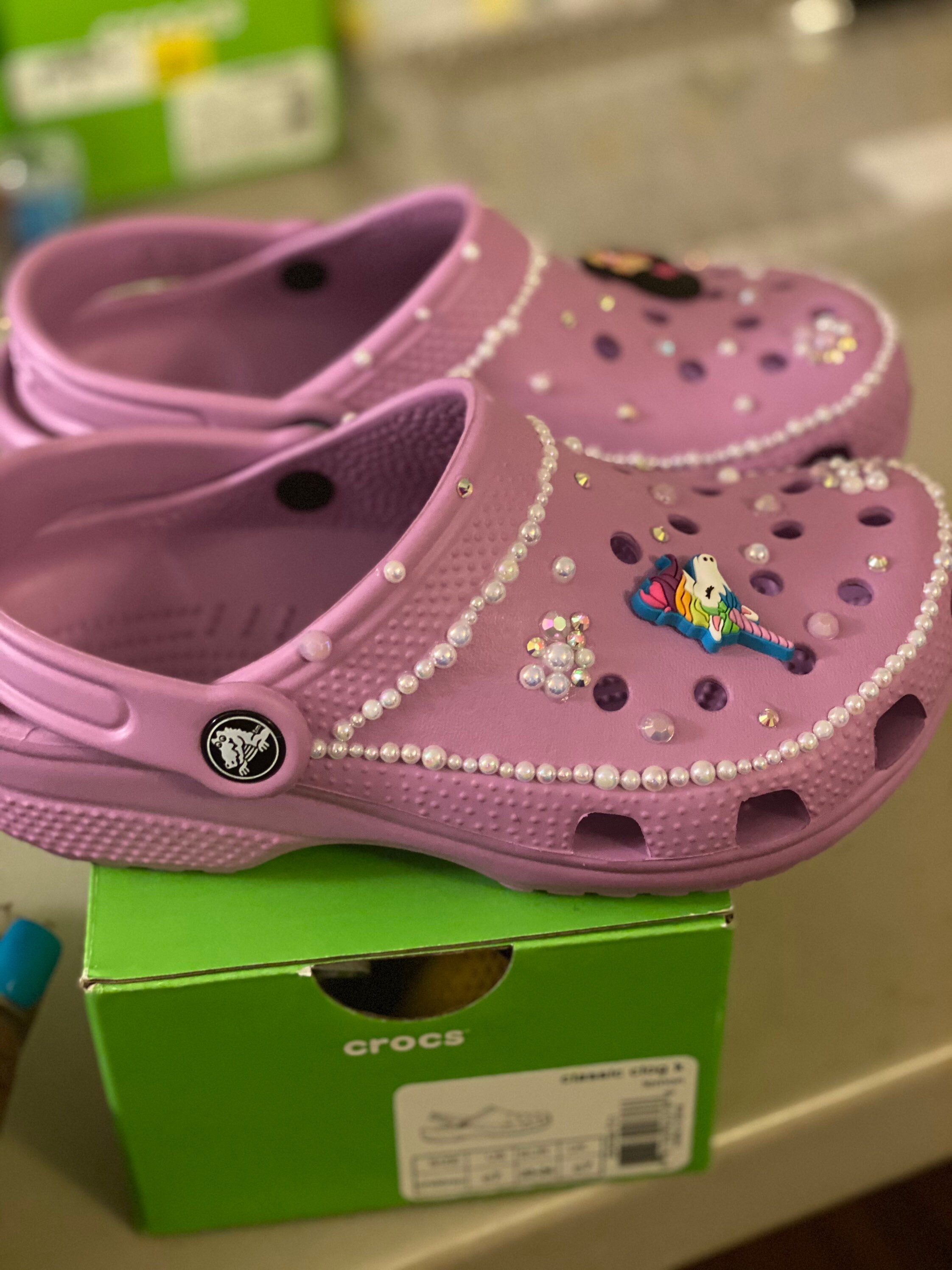 Beautiful baby girl crocs Etsy