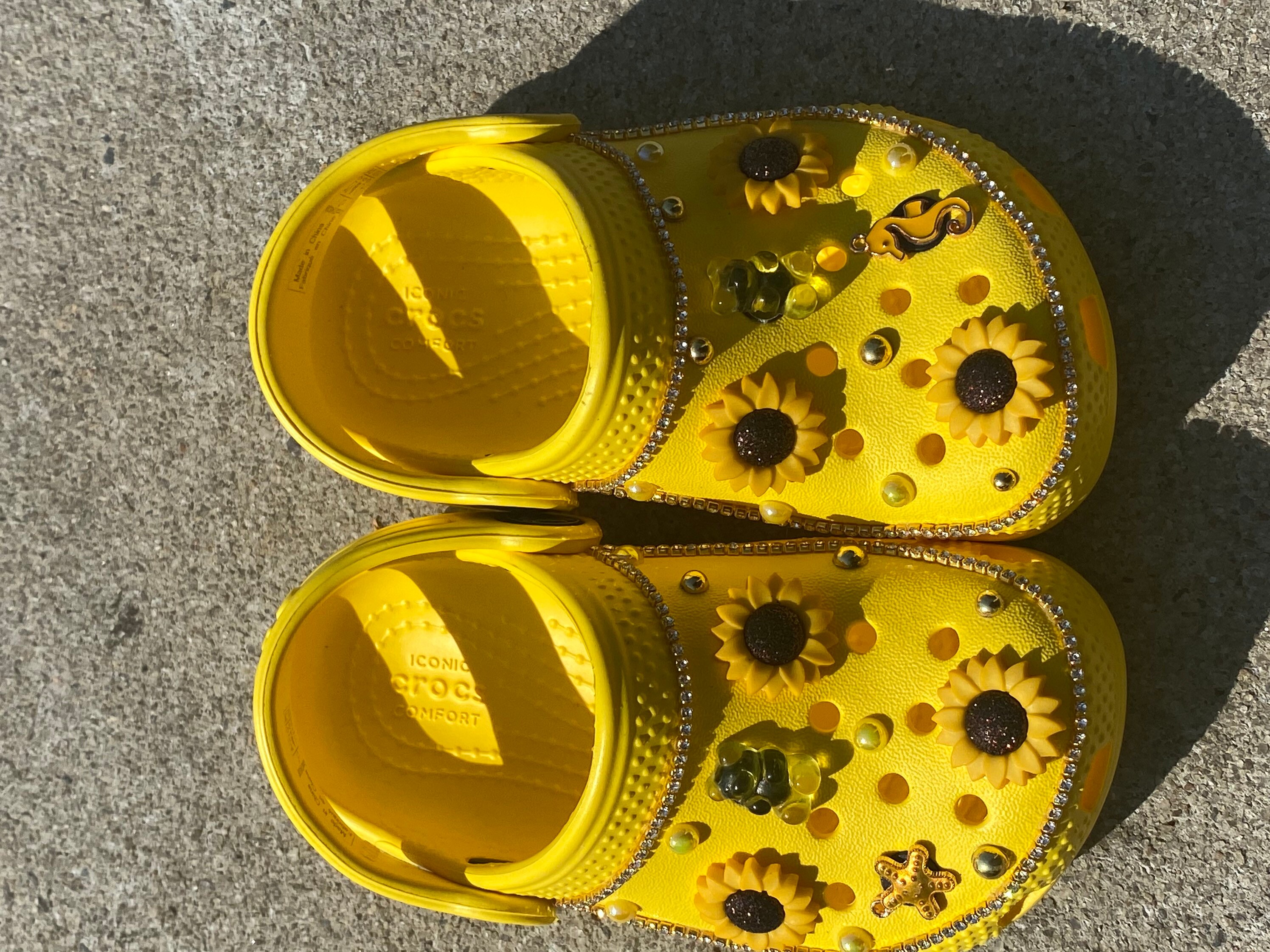 sunflower crocs amazon