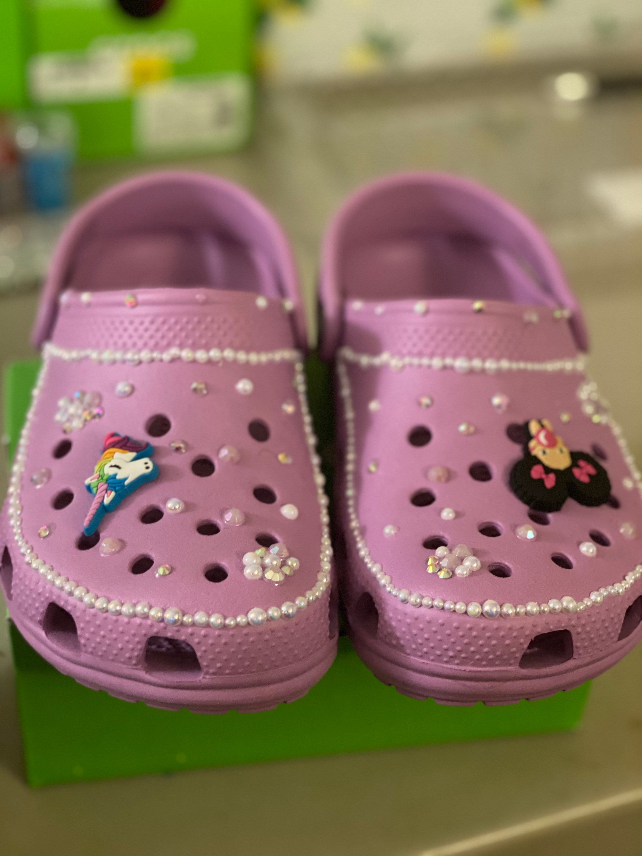 Beautiful baby girl crocs Etsy