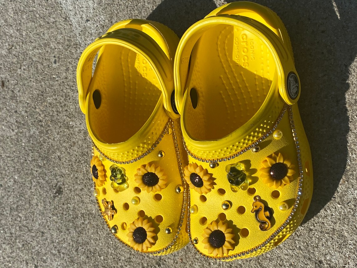 sunflower crocs amazon