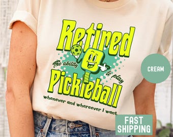 Pickleball Retirement Shirt Pickleball Retirement Plan T-Shirt Womens Retirement Pickleball Tshirt Pickleball Gift for Retirement