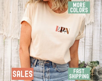 Custom LPN Nurse Shirt, Personalized LPN T-Shirt, Custom Licensed Practical Nurse TShirt, Personalized LPN Tee Gift