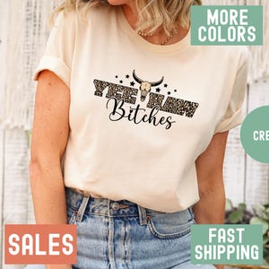 Yee Haw Bitches Shirt Leopard Yee Haw T-Shirt My Last Rodeo Tshirt Leopard Yee Haw Tee Womens Cowgirl T Shirt Western Leopard Howdy Shirt
