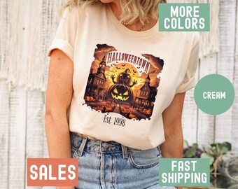 Halloweentown Shirt, Retro Halloweentown Tshirt, Halloweentown University T-Shirt, Halloween Town T Shirt
