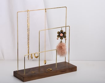Support à Bijoux En Forme De Main (2 Pièces) - Présentoir Blanc Pour Bagues, Boucles D'oreilles, Bracelets - 3
