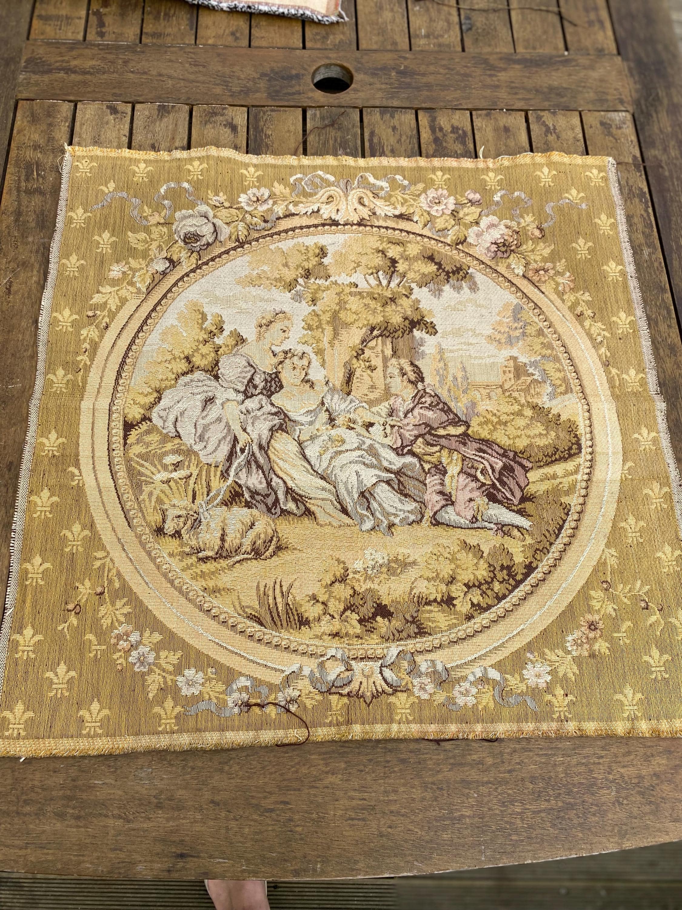Antique german tapestry - Etsy 日本