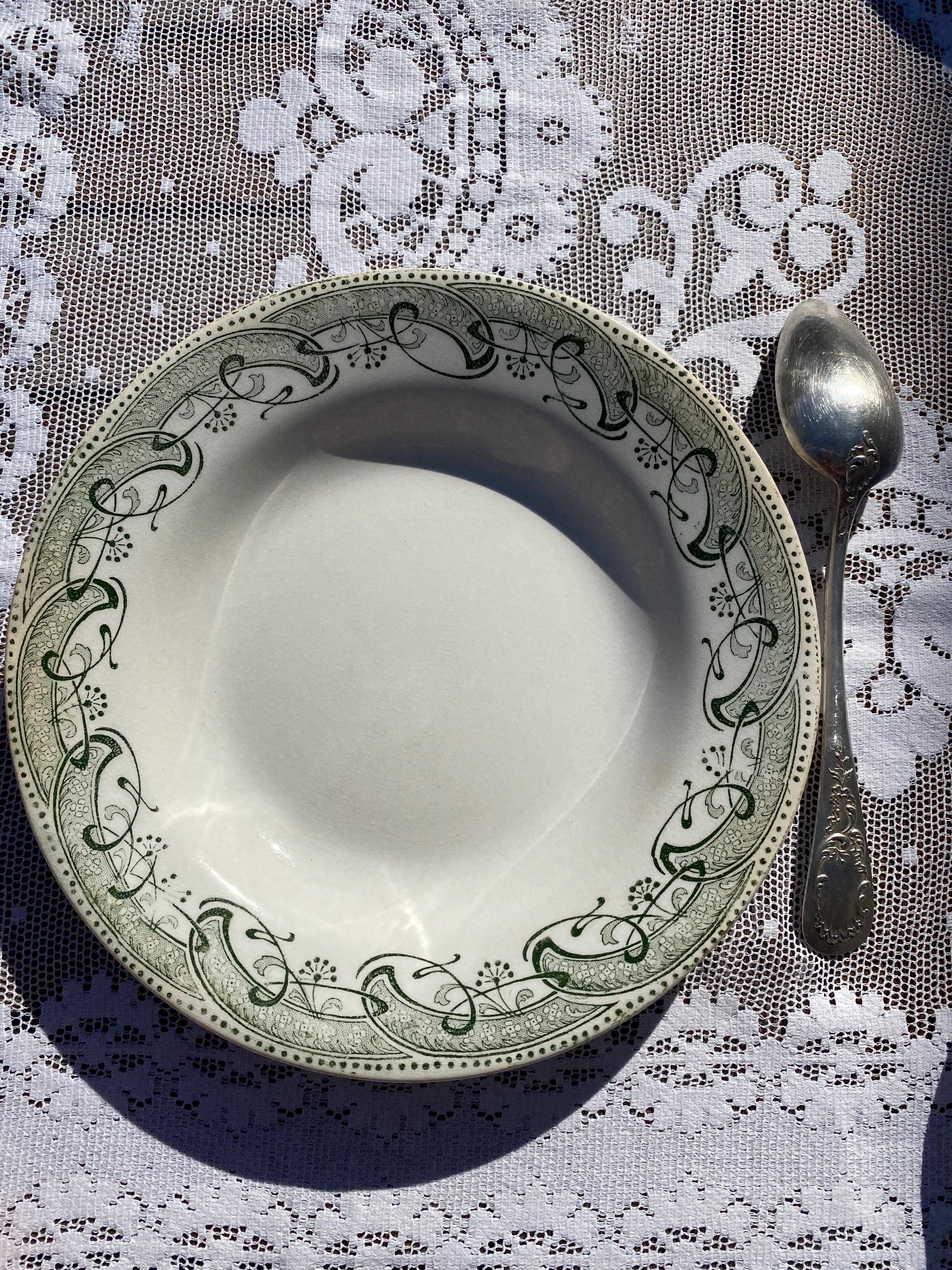 Creil soup plate - Etsy 日本