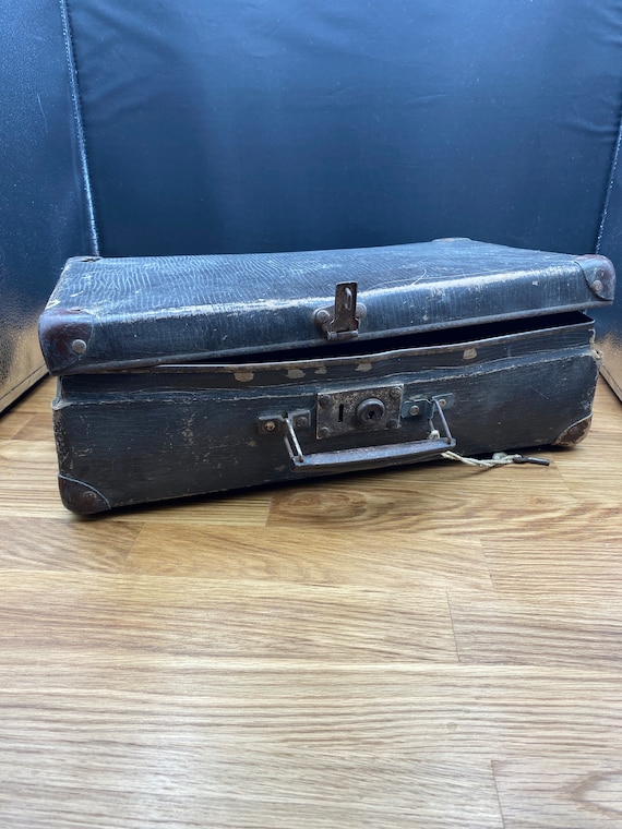 Valise Cuir Vintage Samsonite Shwayder 4632 Années 50 - Rigide, Sans Roues - États-Unis