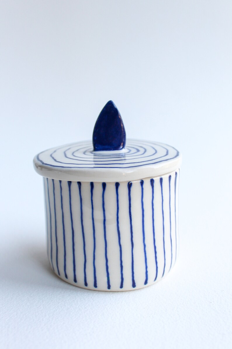 Porcelain Jars With Lids Etsy