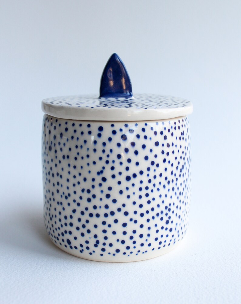 Porcelain Jars With Lids Etsy