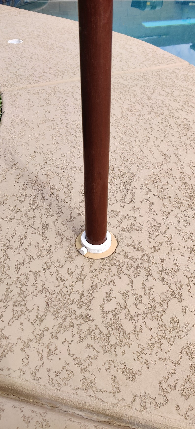 Pool Umbrella Stabilizer Adapter W/ Thumbscrew Etsy