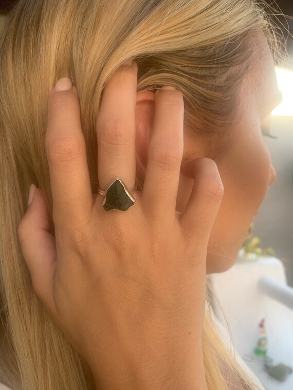 Moldavite ring tiktok deals
