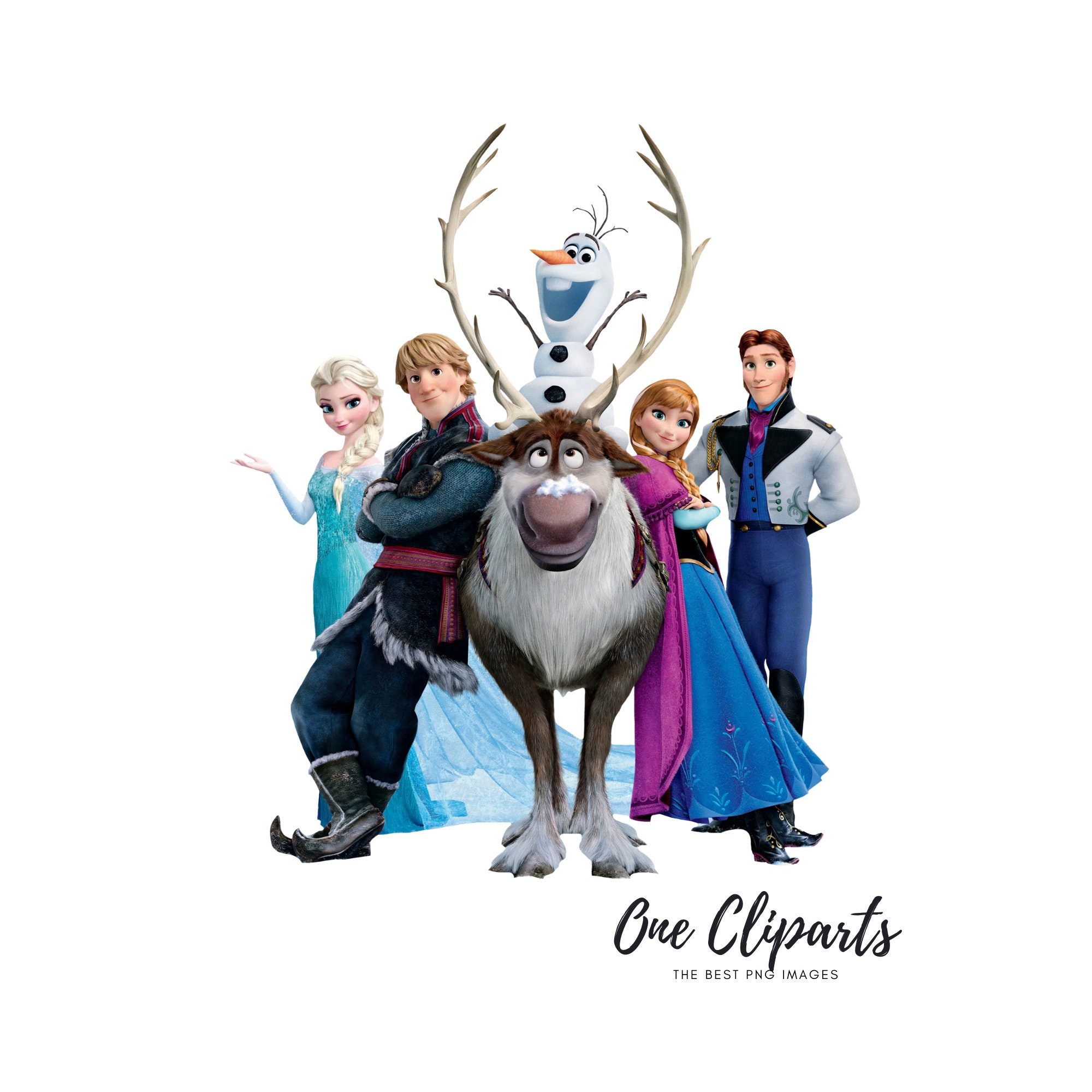 Frozen Clipart PNG Frozen Birthday | Etsy