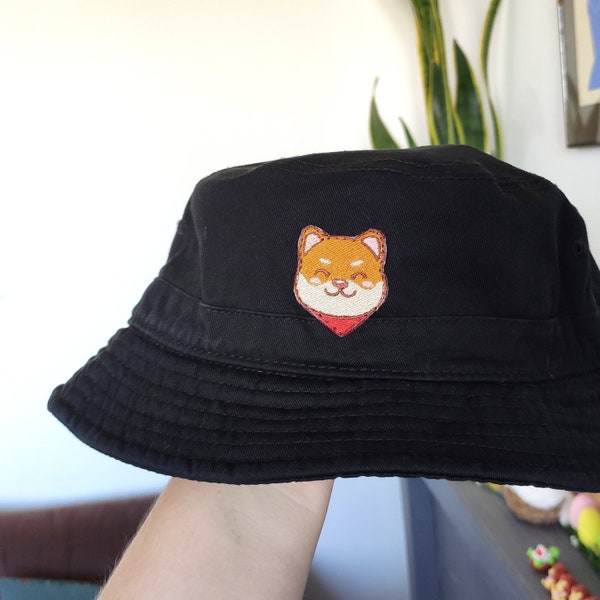 SHIBA - Chapeau Bob coton - Patch brodé