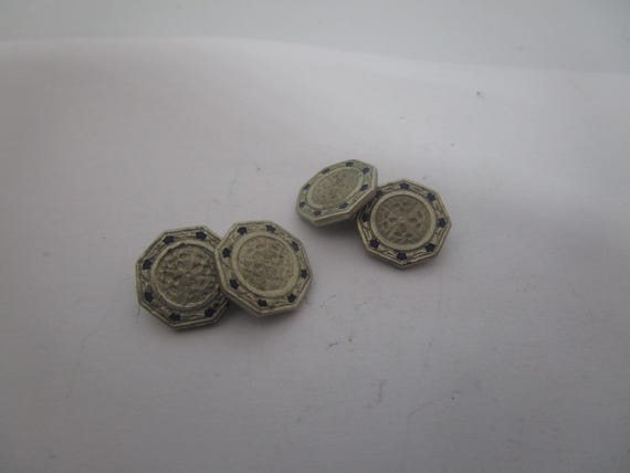 Antique Art Deco Fancy Cuff Links