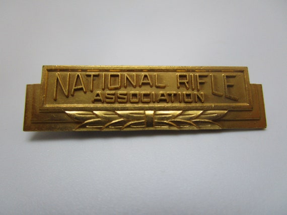 Vtg Dore Bronze NRA National Rifle Association Ti… - image 1