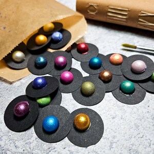 Metallic Watercolor MEGA DOT Sampler, Advent Calendar, Scrapbooking Supplies