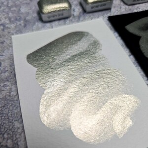 Peinture de couleur chrome SECRET STAR, aquarelle métallique pour carnet de voyage, cadeau astucieux de grand-mère, encre de calligraphie moderne