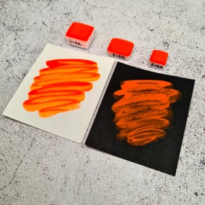 Vernice opaca da un quarto di vaschetta NEON FIRE per scrittura a mano, kit per album di scrapbooking, materiale artistico per bullet journal, pagina da colorare antistress