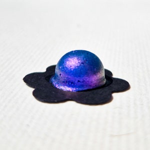 Aquarelle mega dot chatoyante NEBULA, échantillon de peinture à tester, matériel de journalisation indésirable, enveloppe mixte, courrier heureux de carte postale, fourniture d'art