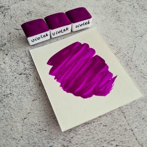 NEON-aquarelset voor schilder, reisverfpalet, cadeau voor kalligraaf, bullet journal-accessoires, materiaal voor mixed media afbeelding 10
