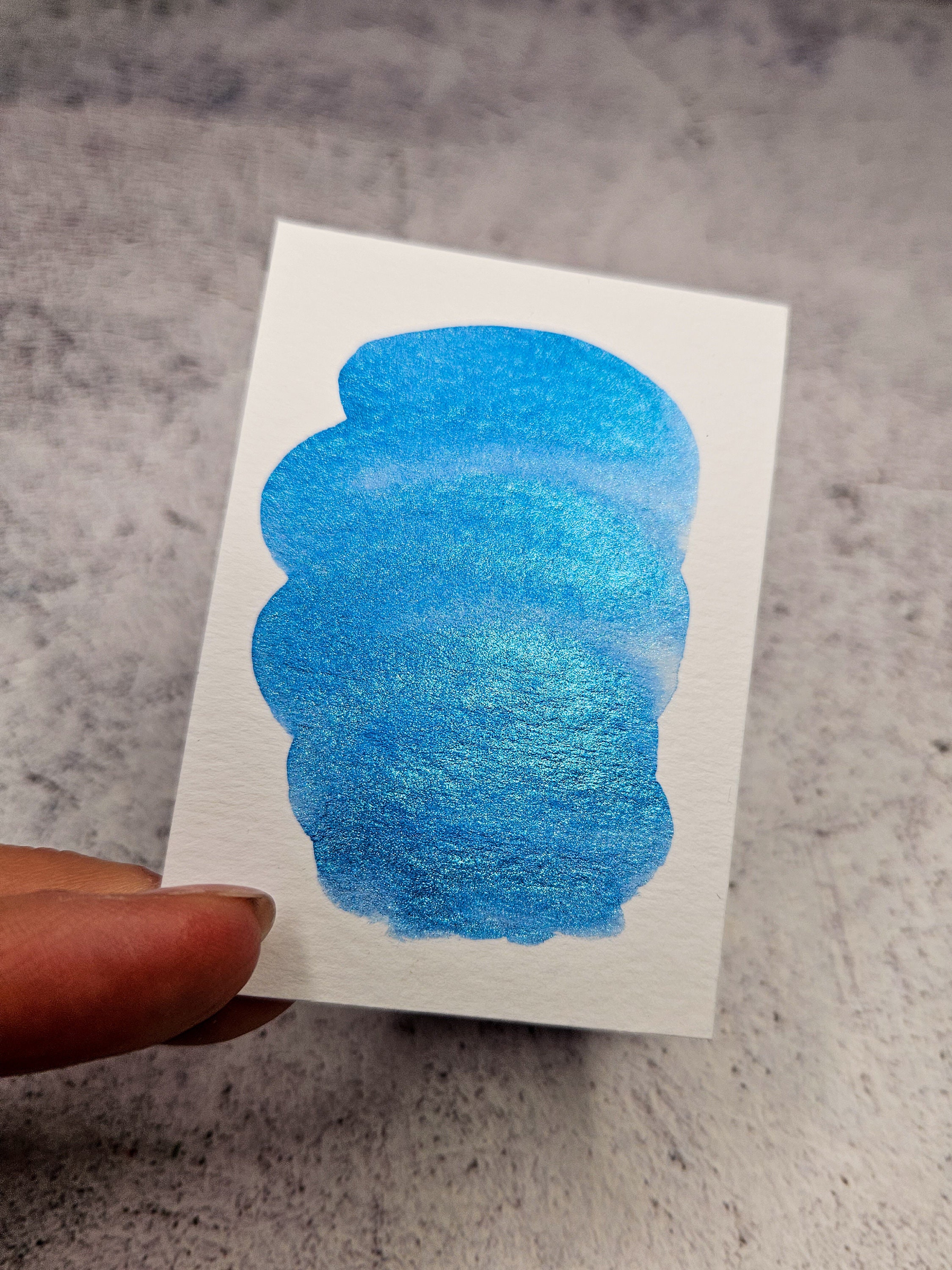 JAVA SHORE Quarter Size Glitter Paint to Cardmaking, Shimmer Watercolor ...