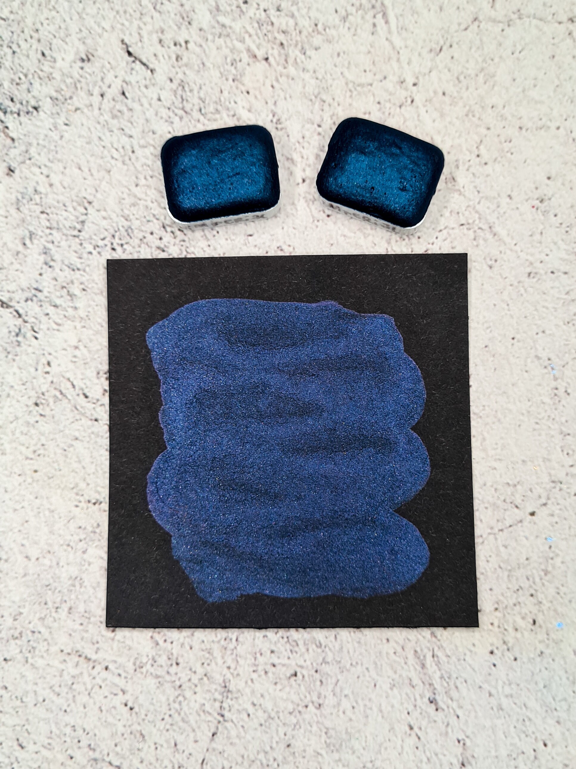 IMPERIAL Dark Navy Watercolor Quarter Pan Make Your Own Etsy