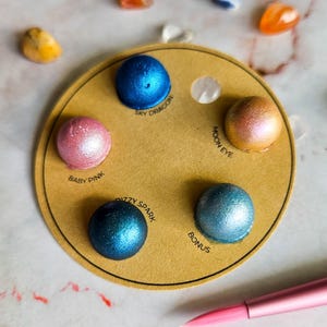 Pequeña paleta de colores, acuarela metálica para diario, pintura dorada brillante, juego de cambio de color, suministros para hacer tarjetas navideñas, regalo para mamá