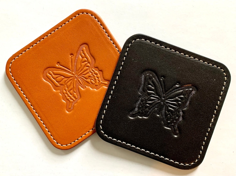 RaspberryFallsBakery Leather Coaster - Thumbnail 3
